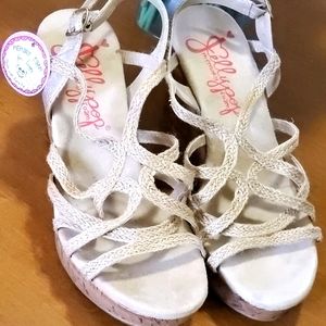 Jellypop paradise wedges size 9M